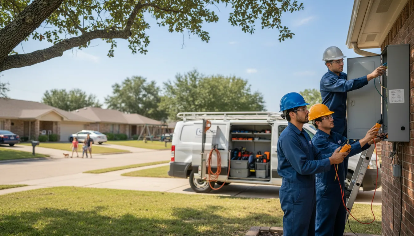 Certified electrician providing emergency electrical services in Alice, TX